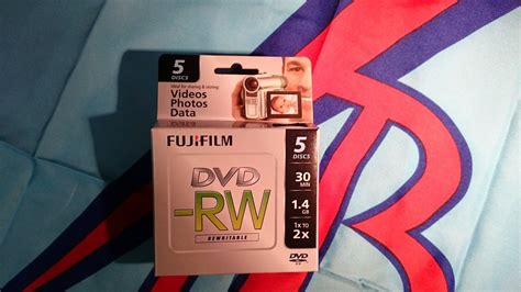 50 Fuji 80mm Mini Dvd Rw 14gb 30 Min W Cases Retail Pack