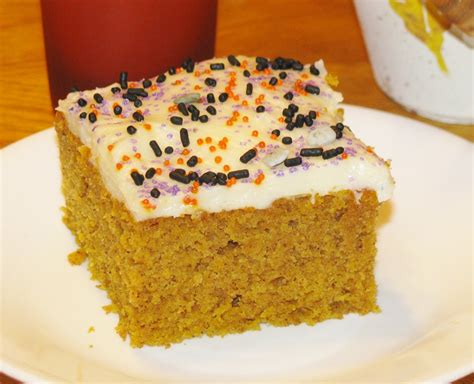 The ingredients of the recipe. Hot Eats and Cool Reads: Paula Deen's Pumpkin Bars Recipe