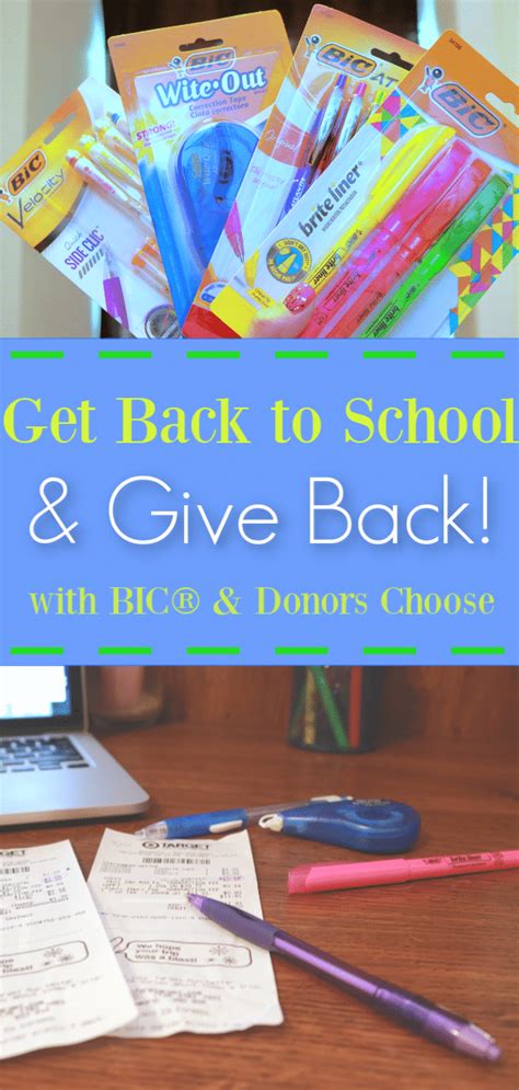 Ad Bicbucksforteachers Bic® Bucks For Teachers How To Give Back To