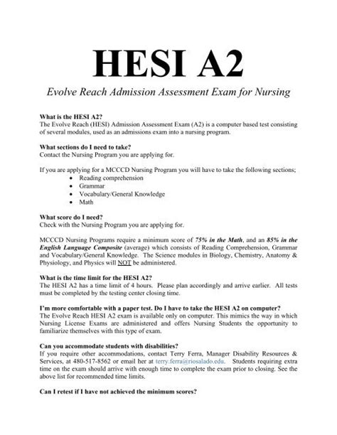 Hesi A2 Practice Test Anatomy And Physiology