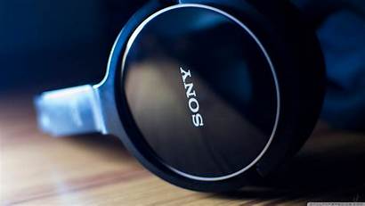 Sony Headphone 4k Ear Wallpapers Uhd Desktop
