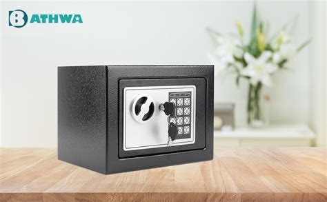 Bathwa Digital Electronic Safe Security Box Small Wall