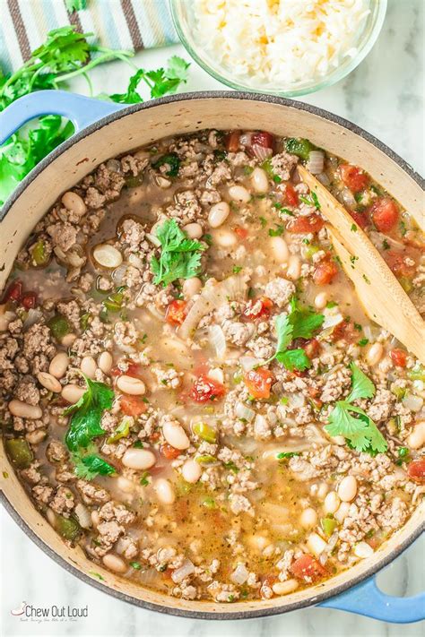 Minute White Bean Turkey Chili Recipe White Bean Turkey Chili