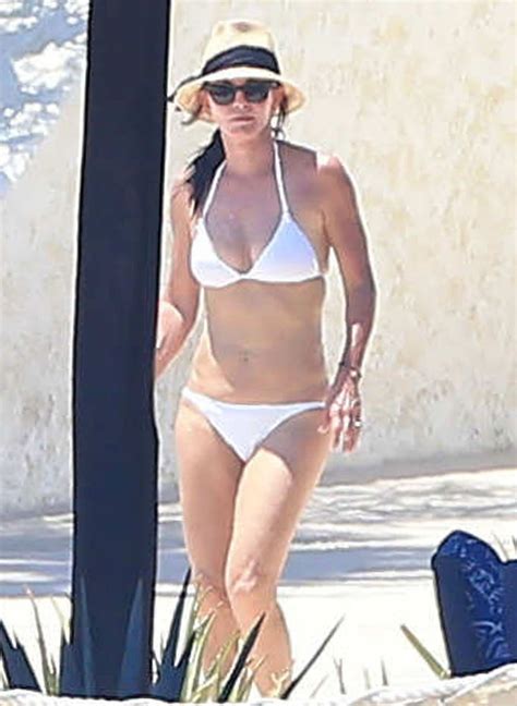 Courtney Cox In Bikini At A Pool In Cabo San Lucas Hawtcelebs
