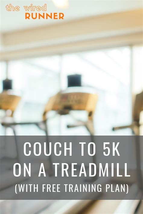 Couch To 5k On A Treadmill With Free Pdf In 2020 Couch To 5k 5k