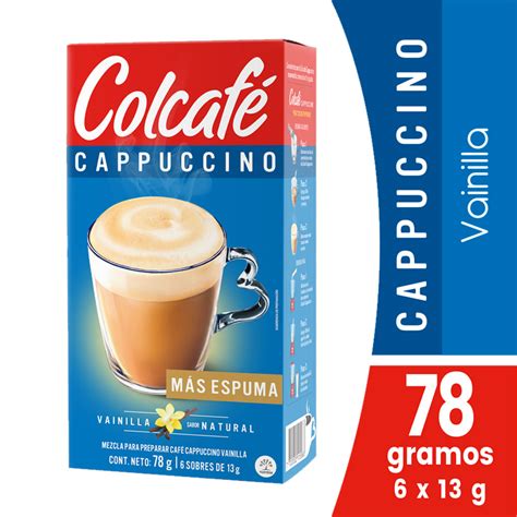 Café ColcafÉ Cappuccino Vainilla 6 Unds X78 G