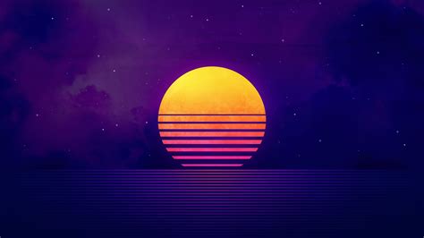 1920x1080 Retro Sunset Wallpapers Wallpaper Cave