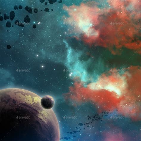7 Space Parallax Backgrounds By Animonkey Graphicriver