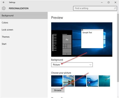 How To Change The Desktop Background Image In Windows 10