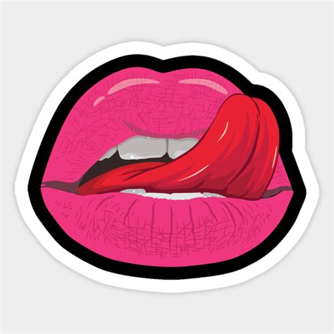 Tongue Sexy Tongue Sticker Teepublic