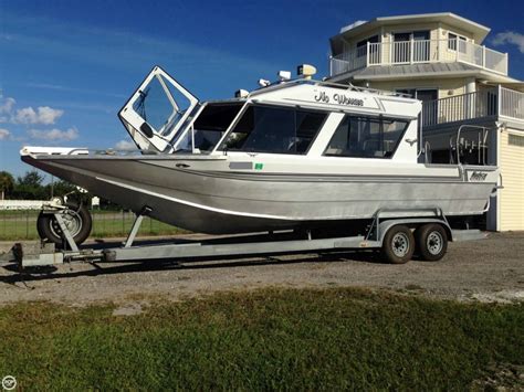 1995 Hudson Custom 27 Jet Boat Aluminum Fishing Boat