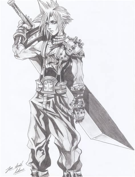 Cloud Strife Final Fantasy Vii By Davidlatorre On Deviantart