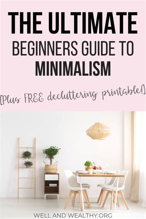 The Ultimate Beginners Guide To Minimalism 2019 Edition Minimalist