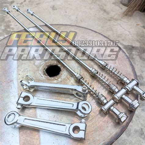 Jual Stick Stik Tiang Rem Stainless Original Set Paha Rem Bajaj Import