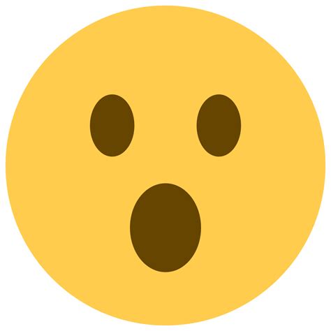 😮 Face With Open Mouth Emoji Color Codes