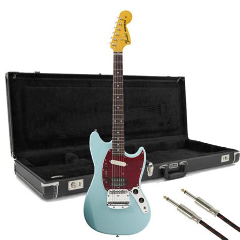 Sorry, we could not translate this listing to russian. Fender Kurt Cobain Mustang Signature Guitar, Sonic Blue ...