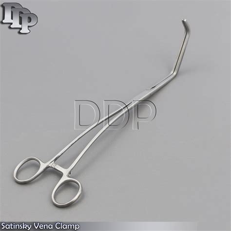 3 Pcs New Satinsky Vena Cava Clamp 105 Stainless Steel Surgical