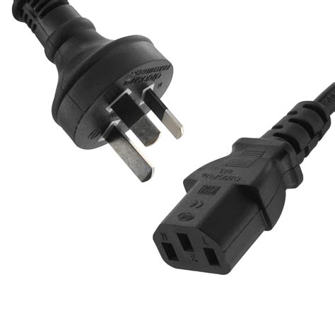Au 3 Pin To Iec Kettle Cord Plug Australian 240v Power Cable Lead