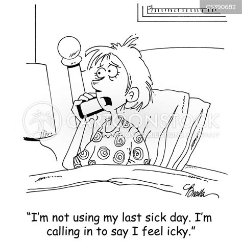 Phoning In Sick Cartoons And Comics Funny Pictures From Cartoonstock