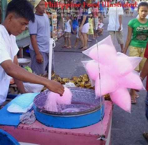 Philippine Food Illustrated Cotton Candy