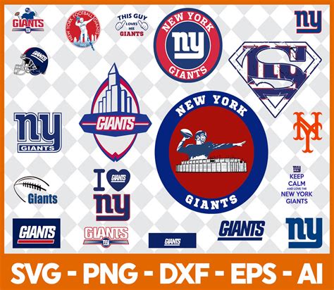 New York Giants Nfl Svg National Football League Digital Download