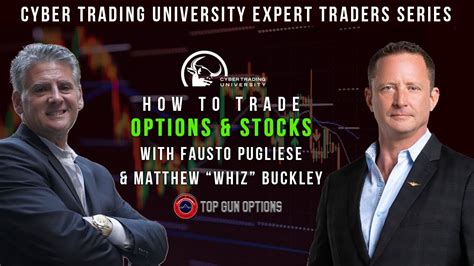 How To Trade Options And Stocks With Fausto Pugliese And Matthew Whiz