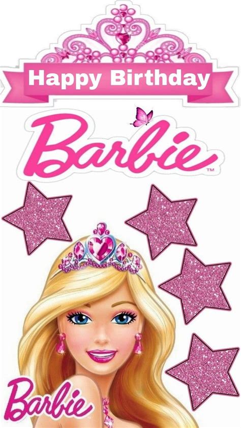 Free Printable Barbie Cake Topper Printable