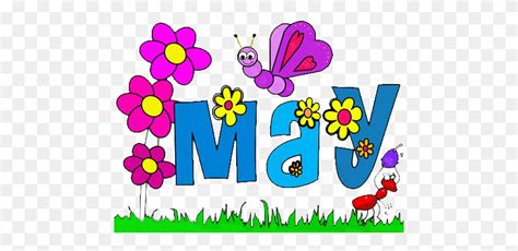 Month Of May Clip Art Cute