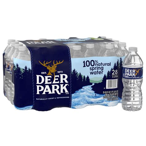 Deer Park Brand 100 Natural Spring Water 169 Ounce Plastic Bottles