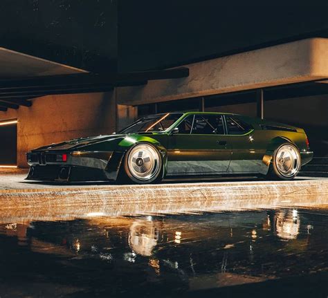 Bmw M1 Procar Alpina Green Comes With Its Own House Garage Looks