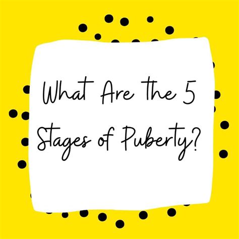 The Stages Of Puberty For A Girl Puberty For Girls What To Expect