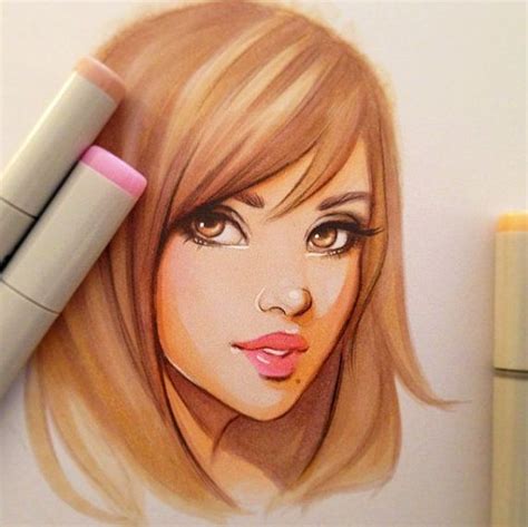 Drawings Artwork Markers Marker Drawing Fashion Drawing Copic