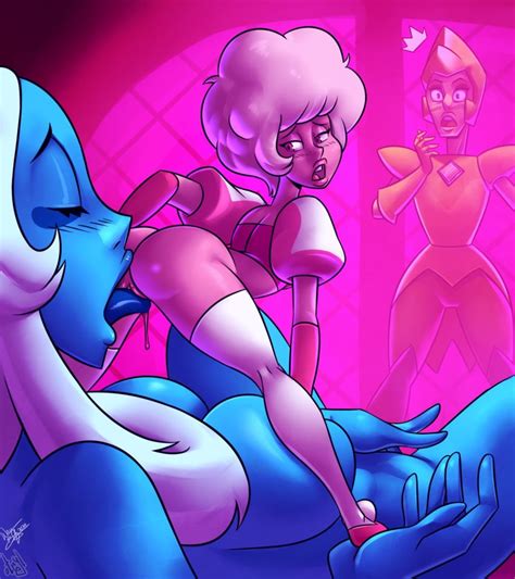 Rule 34 3girls Aeolus06 Alien Blue Diamond Steven Universe Caught Cunnilingus Diamond