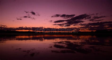Most Beautiful Sunset In Canberra The Capital City Of Australia Stock