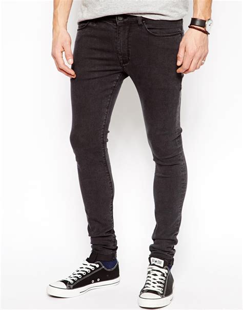 Lyst Asos Extreme Super Skinny Smart Pants In Black In Black For Men