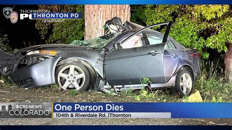 One Killed One Seriously Injured In Overnight Single Car Crash In Thornton Youtube