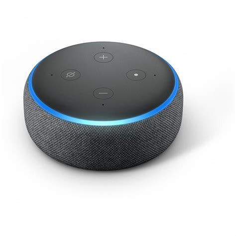 3rd Generation Charcoal Alexa Voice Smart Home Speaker Amazon Echo Dot