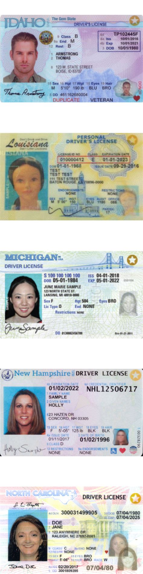Louisiana Real Drivers License Requirements