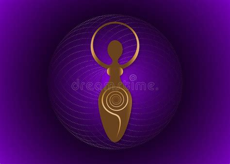 Wiccan Woman Logo Spiral Goddess Of Fertility Pagan Symbols Cycle Of Life Death And Rebirth