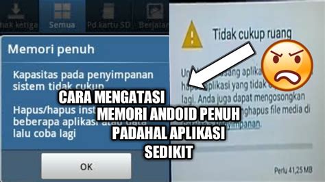 Memori Hp Selalu Penuh