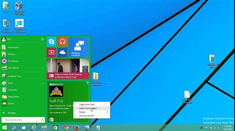 Customize Windows 10 Start Menu Youtube