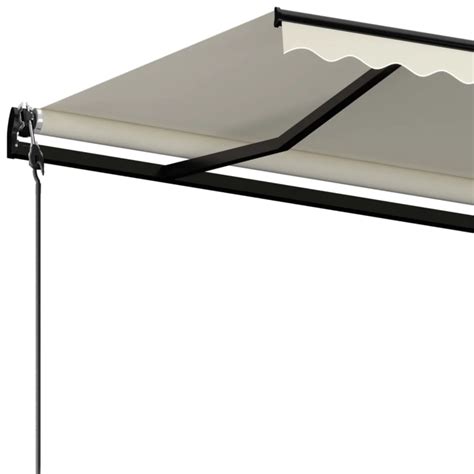 Auvent De Terrasse Rétractable Automatique 400x350 Cm Crème Matériel