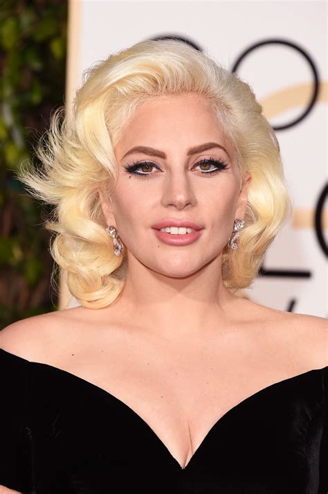 Lady Gaga S Golden Globes Makeup 2016 Popsugar Beauty
