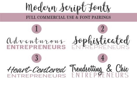 Font Pairings Modern Script Horizontal Nd Consulting