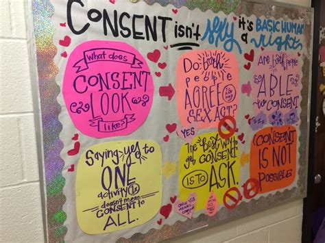 consent isn t sexy it s a basic human right valentine s bulletin board res life bulletin