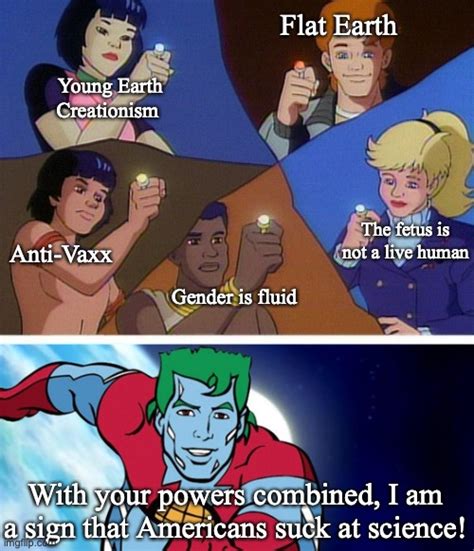 captain planet with everybody imgflip