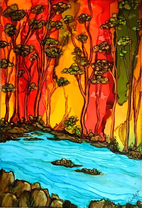 Creative people don't play by the Rules: Alcohol Ink Painting on Yupo