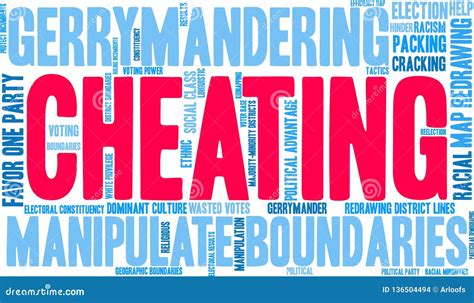 Cheating Word Cloud Stock Vector Illustration Of Dominant 136504494