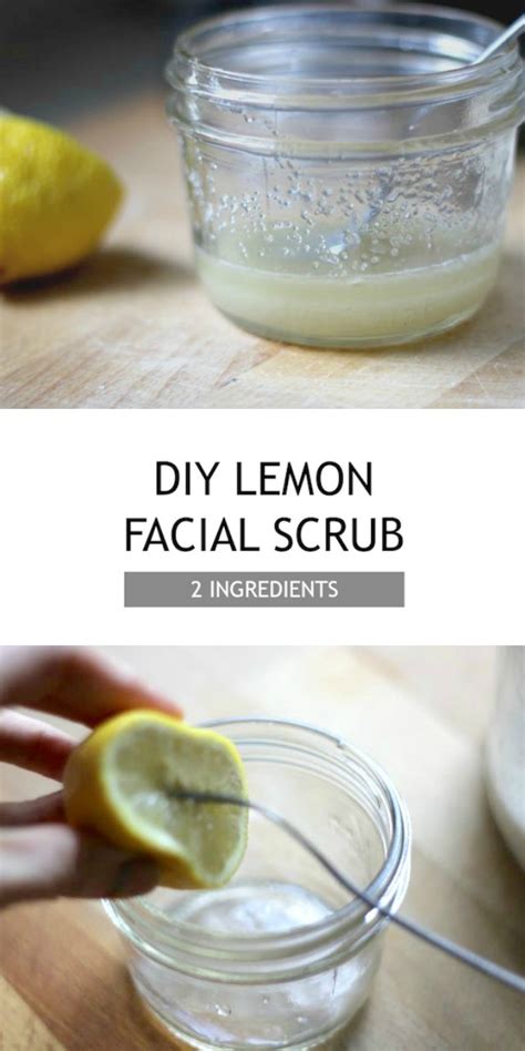 2 Ingredient Lemon Sugar Facial Scrub Fade Those Spots