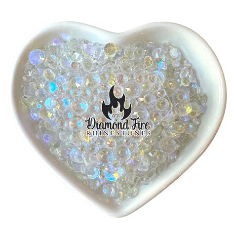 Sky Aurora Glass Rhinestone Mix — Diamond Fire Rhinestones